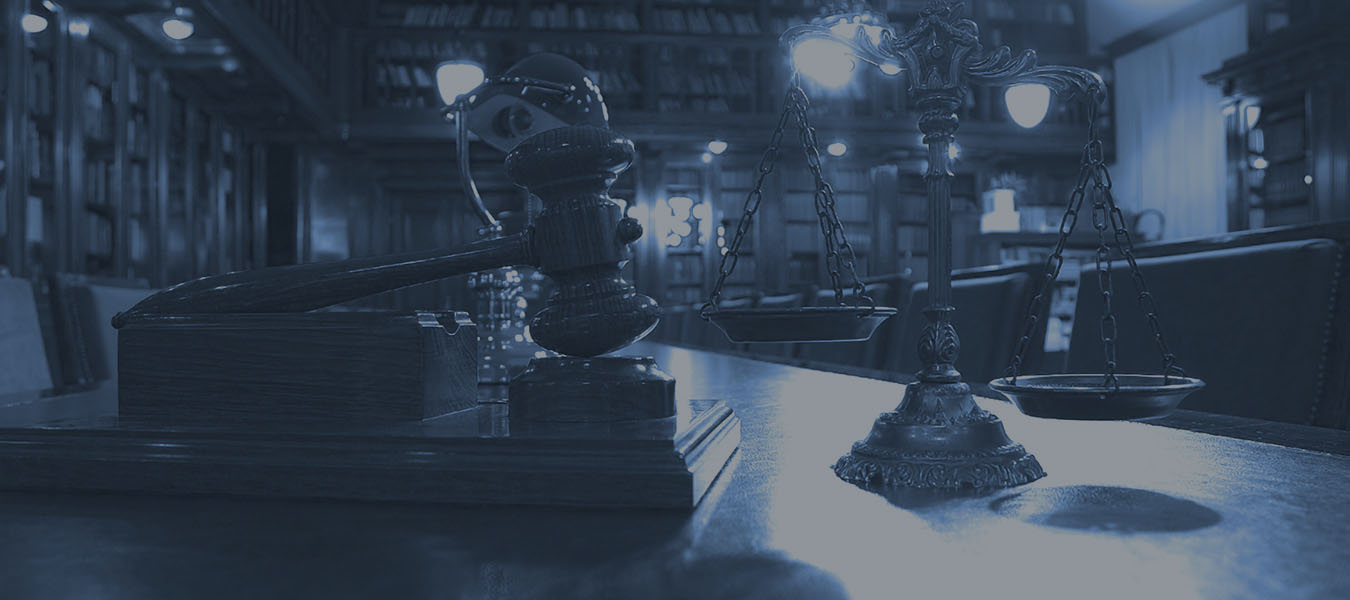 Symbol of Law and Justice in the library